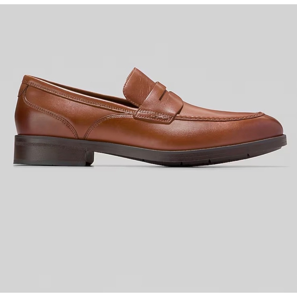 Cole Haan Penny Loafers Newmark Grand Leather Men's Size 10.5 Luxury Office